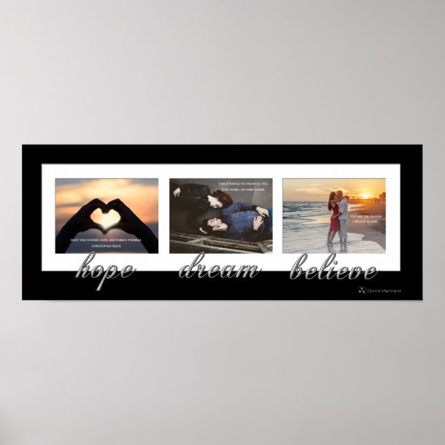 Poster Pôster de Casamento Recém-Casados Esperança, Sonho (Frente)