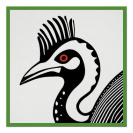 Póster Poster de Cassowary Glossy