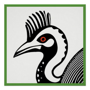 Póster Poster de Cassowary Glossy