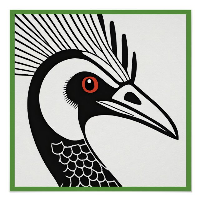 Póster Poster de Cassowary Glossy (Frente)