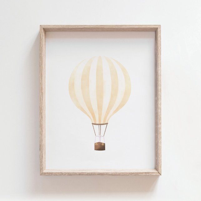 Poster Pôster de Decoração de Berçário com Balão de Ar Qu (Criador carregado)