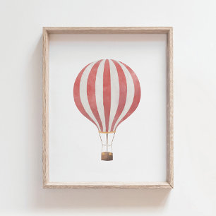 Poster Pôster de Decoração de Berçário de Balão de Ar Que