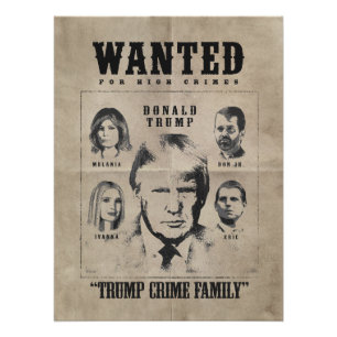 Póster Poster de Desejado: Família Trump Crime