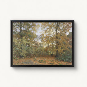 Poster Pôster de Dossel da Floresta de Outono Dourado