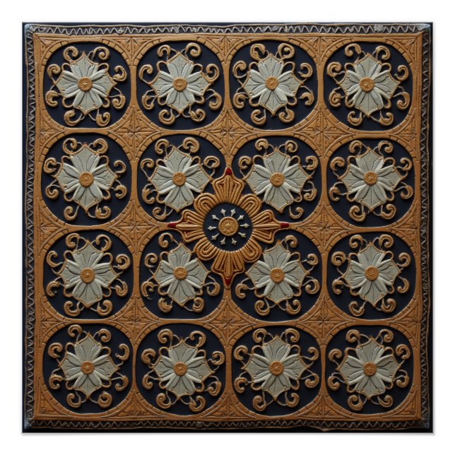 Póster poster de estilo medieval (Frente)