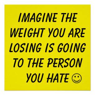 Póster poster de exercício motivacional