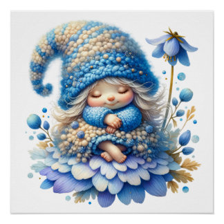 Póster Poster de fada de Bluebell
