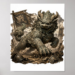 Poster Pôster de Fantasia do Antigo Guardião Yali
