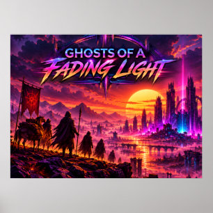 Poster Pôster de Ficção Científica Fantasmas de uma Luz D