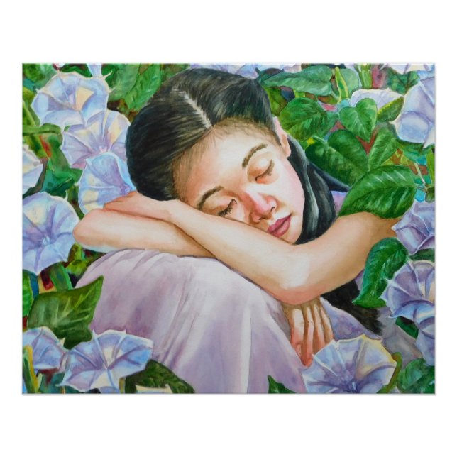 Póster Poster de flor de lua adormecida (Frente)