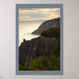 Poster Pôster de Foto da Paisagem Aquática do Pôr do Sol