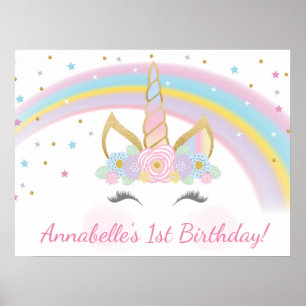 Poster Pôster de Fundo para Festa de Aniversário de Unicó