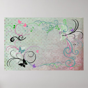 Póster Pôster de Fundo para Máscaras