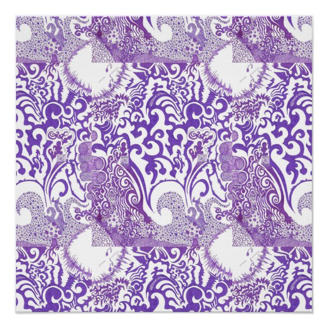 Póster Poster de Funk Roxo (Frente)