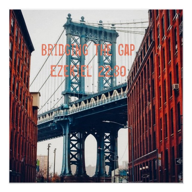 Póster Poster de George Washington Bridge NYC (Frente)