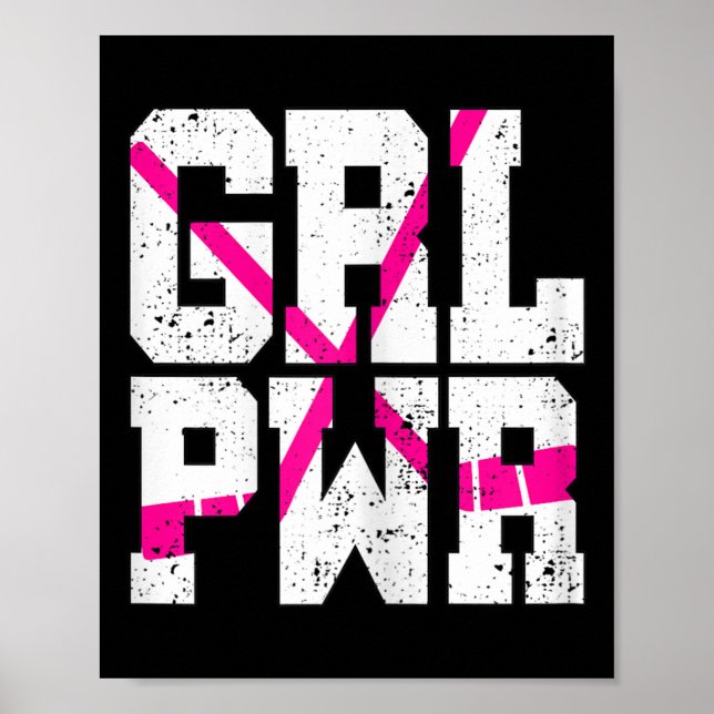 Poster Pôster de hóquei no gelo feminino (Frente)