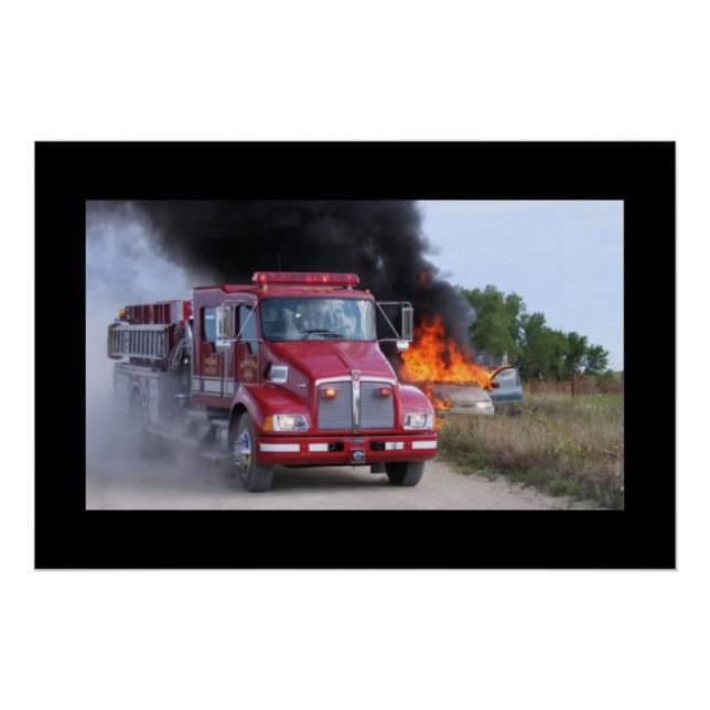 Póster Poster de Incêndio de Newkirk (Frente)