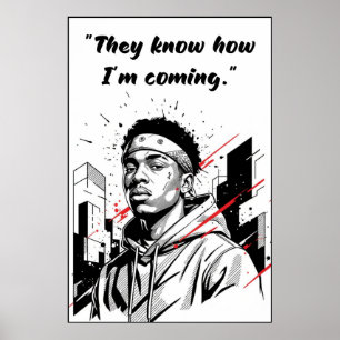 Poster Pôster de Kay Flock – Eles Sabem Como Eu Estou Che