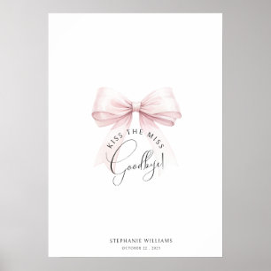 Poster Pôster de Lembrança Beije a Senhorita Adeus