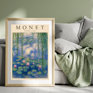 Poster Pôster de Lírios de Água de Monet Jardim Impress