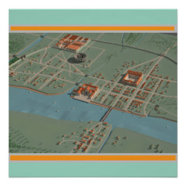 Póster poster de Londres 3D