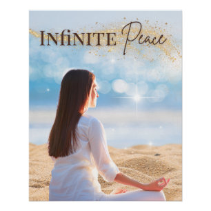 Póster Poster de Meditação de Paz Infinita