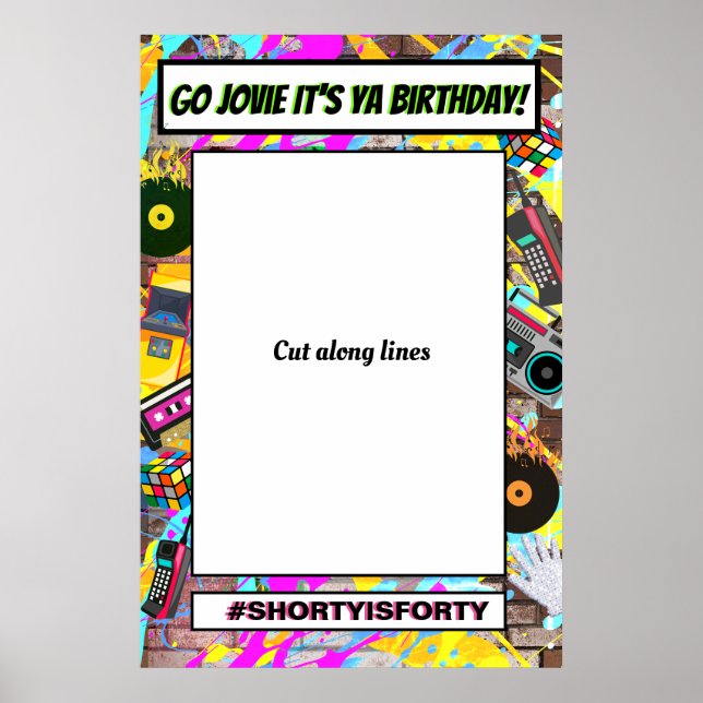 Poster Pôster de Moldura de Propaganda de Fotografia Retr (Frente)