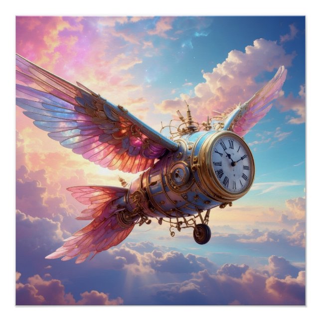 Póster Poster de Moscas de Tempo (Frente)