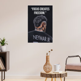 Poster Pôster de Motivação Foco Cria Liberdade