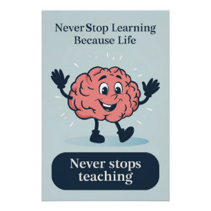 Póster Poster de Motivação para Professores e Estudantes