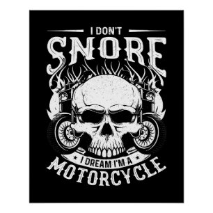 Póster Poster de Motociclista