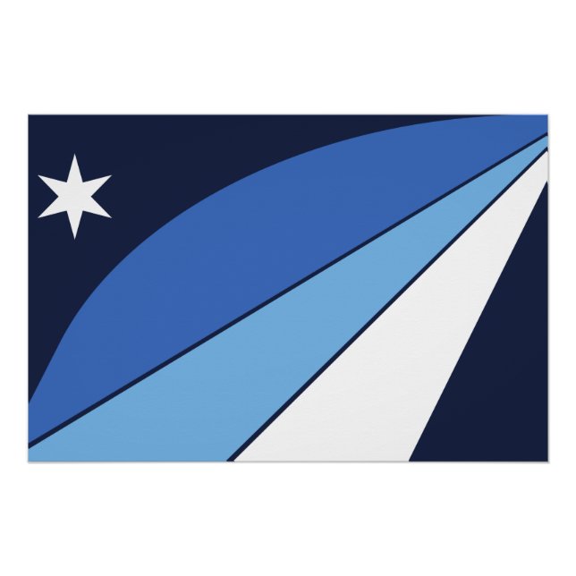 Póster Poster de muro patriótico com bandeira de Colúmbia (Frente)