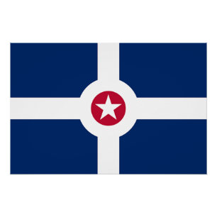 Póster poster de muro patriótico com bandeira de Indian