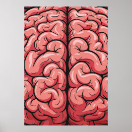 Poster Pôster de Padrão Cerebral