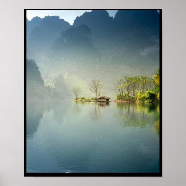 Poster Pôster de Paisagem da Natureza (Frente)