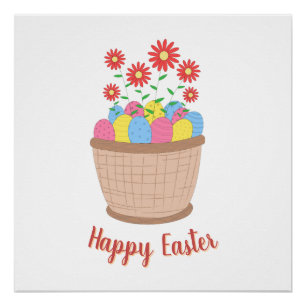 Póster Pôster de Páscoa (Happy Easter)