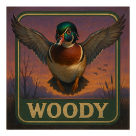 Póster Pôster de Pato-de-madeira