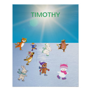 Póster Poster de Pele de Gelo Animal