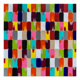 Póster Poster de Perfeito Moderno do Quilt