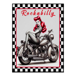 Póster Poster de Pinup Rockabilly.
