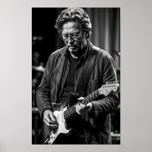 Poster Pôster de Reverie de Guitarra à Meia-Noite Soulful