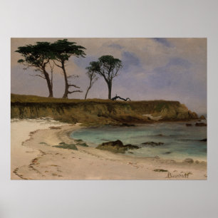 Poster Pôster de Sea Cove por Albert Bierstadt