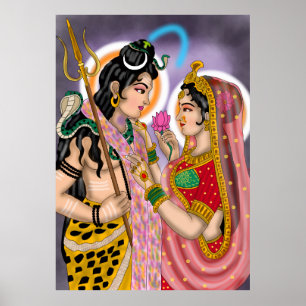 Poster Pôster de Shiva Parvati