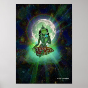 Póster "Poster de Tara verde"