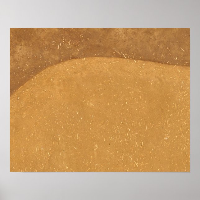 Poster Pôster de Textura de Parede de Lama Abstrata (Frente)