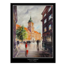 POSTER de Varsóvia Pintado EVE