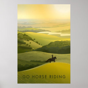 Poster Pôster de Viagens de Cavalgada