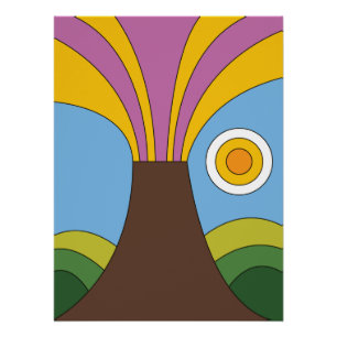 Póster Poster de viagens estilo Hawaii Vintage dos anos 6