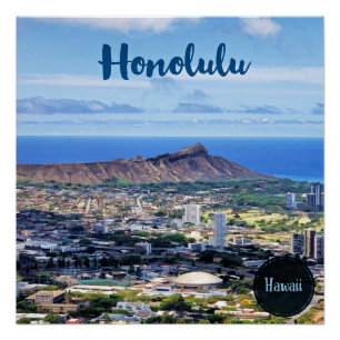 Póster Poster de viagens Honolulu