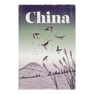 Póster Poster de viagens Vintage China